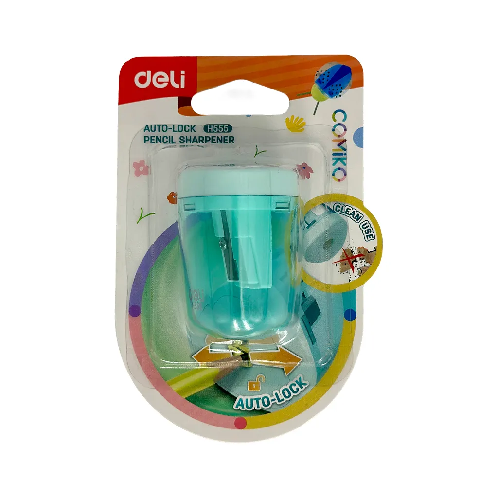 DELI COMIKO AUTOLOCK PENCIL SHARPENER 