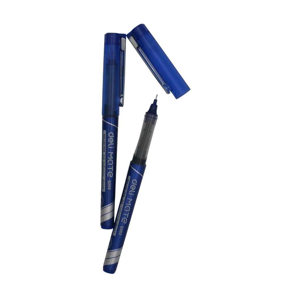 DELI MATE ROLLER PEN 0.5mm BLUE 1PC