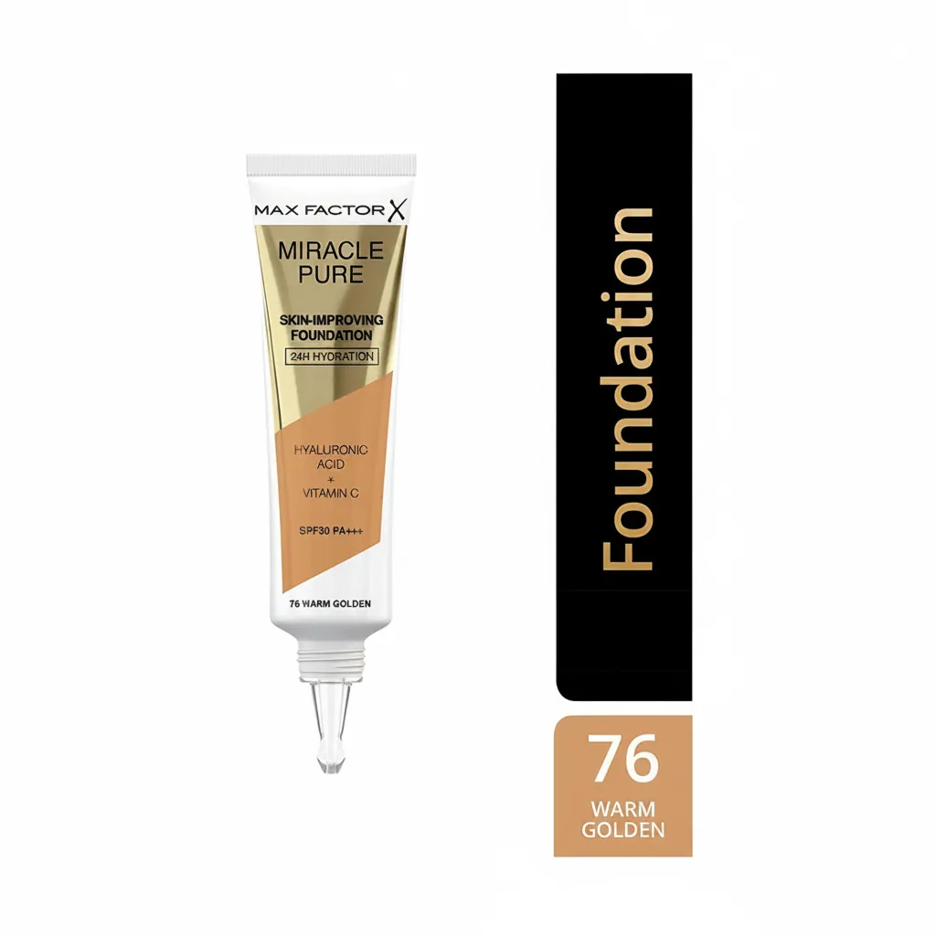 Max Factor Miracle Pure Foundation - 76 Warm Golden