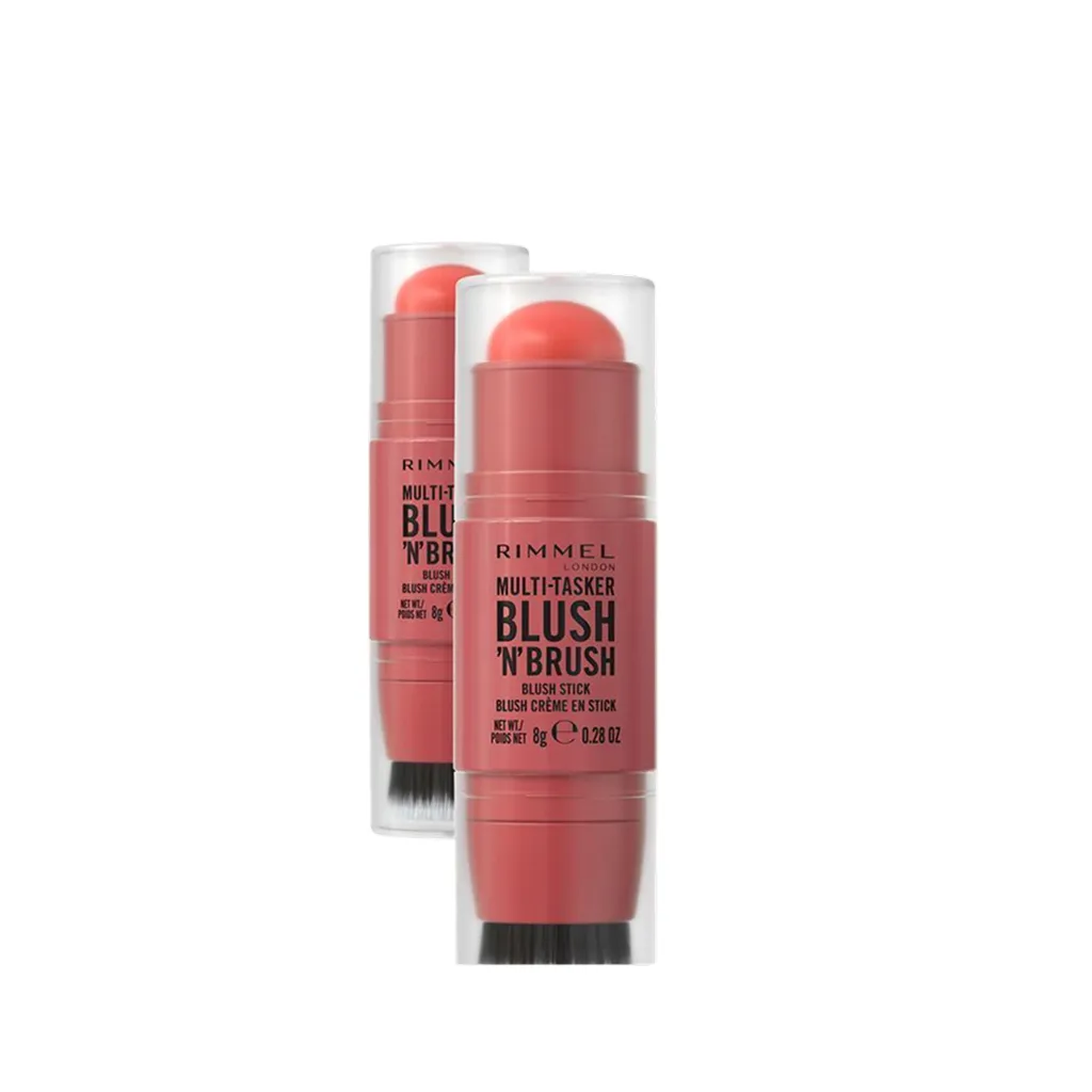 Rimmel London Multi-Tasker Blush ‘N’ Brush - 250 Coral Dust