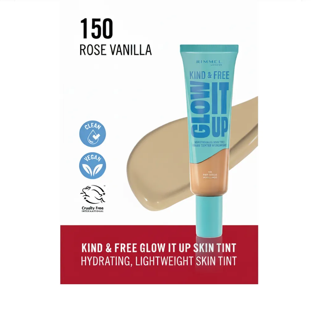 Rimmel Kind & Free Glow It Up - 150 Rose Vanilla