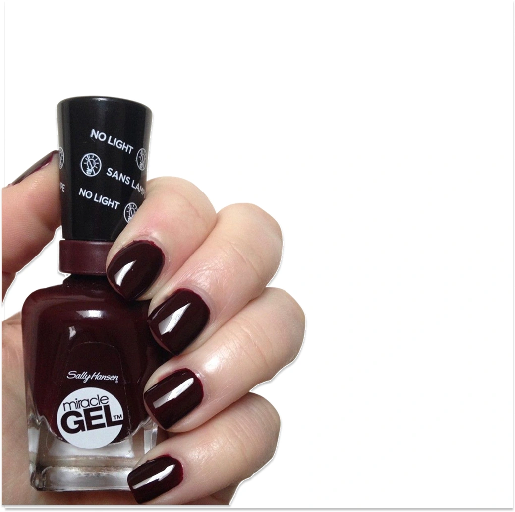 Sally Hansen MIRACLE GEL WINE STOCK#480