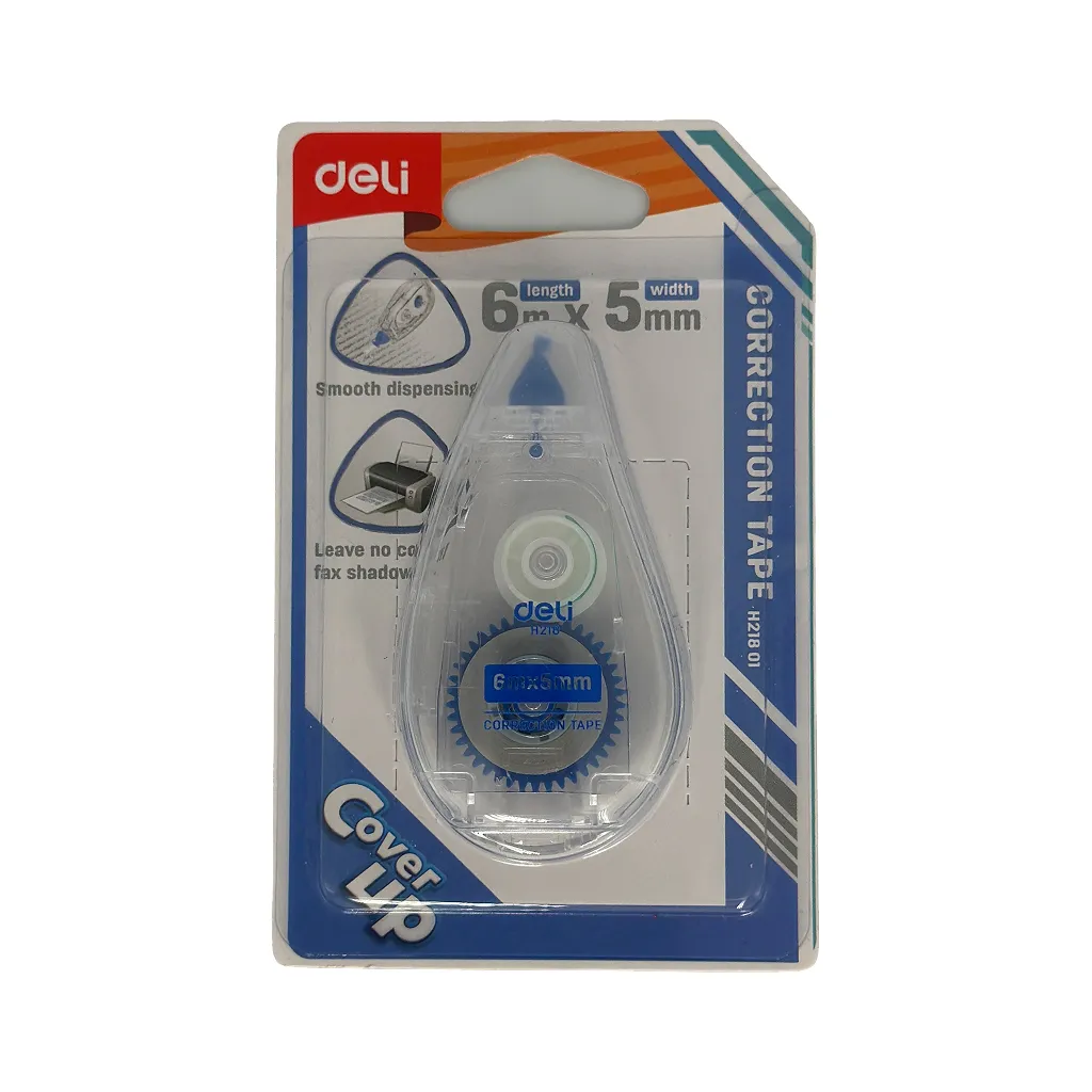 DELI COVER-UP CORRECTION TAPE 5MMX6M 