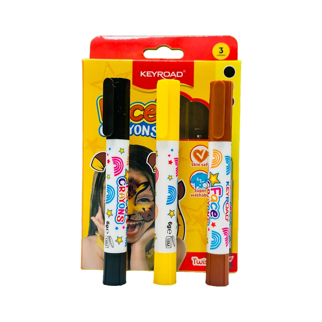 KEYROAD FACE CRAYONS 3PCS