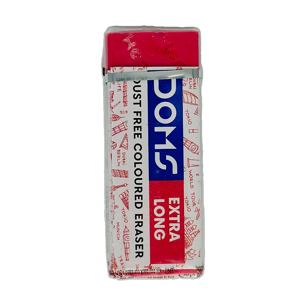 DOMS EXT-LONG COLORED ERASER 1 PC