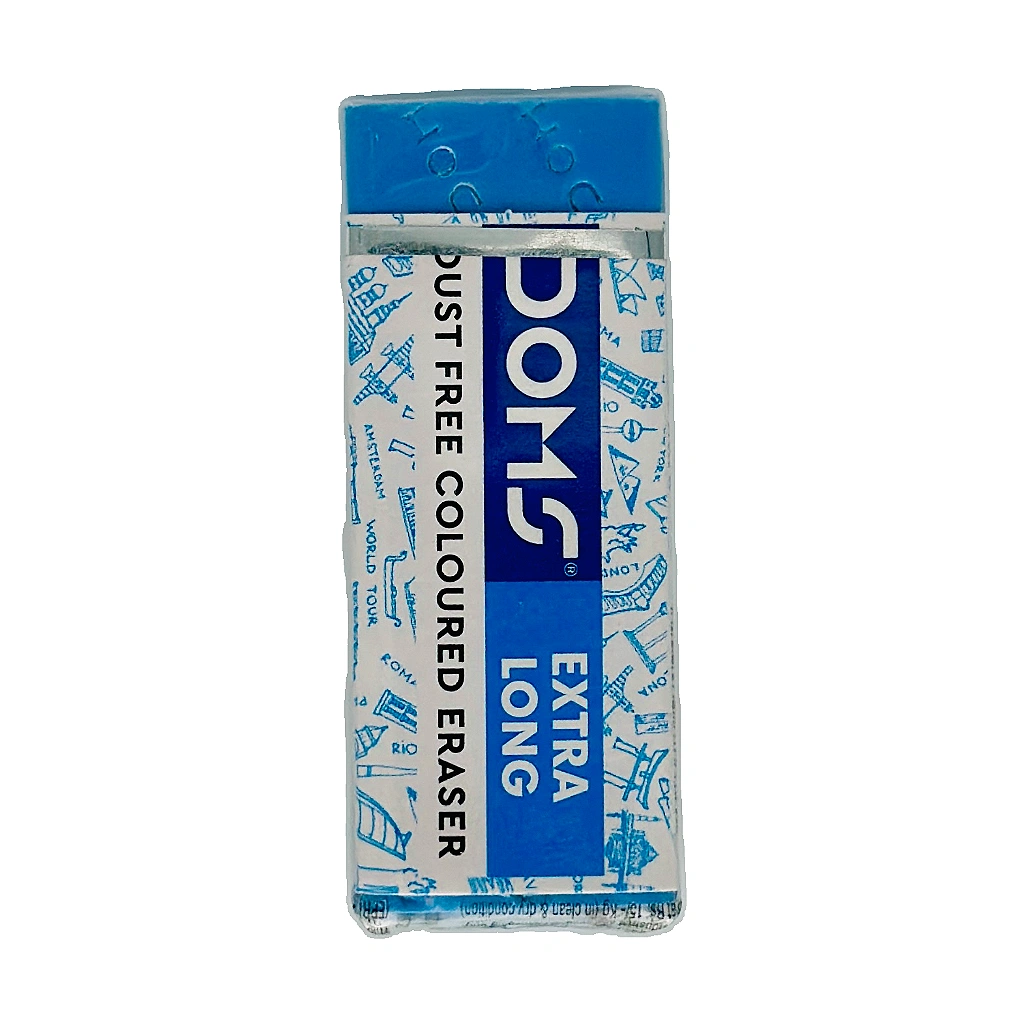 DOMS EXT-LONG COLORED ERASER 1 PC