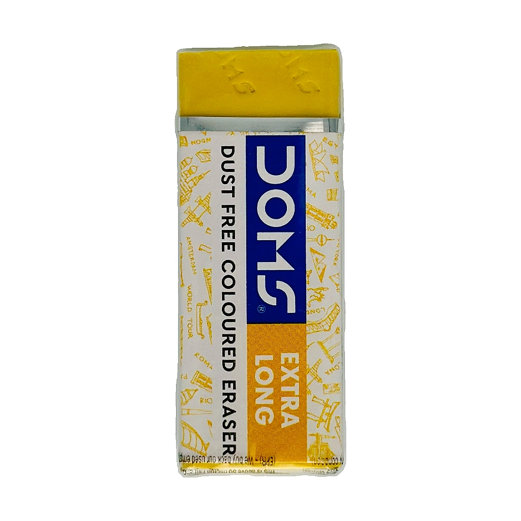 DOMS EXT-LONG COLORED ERASER 1 PC