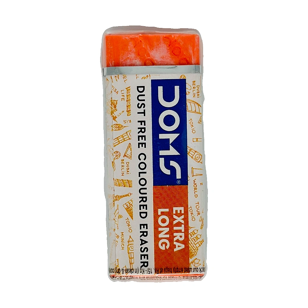DOMS EXT-LONG COLORED ERASER 1 PC