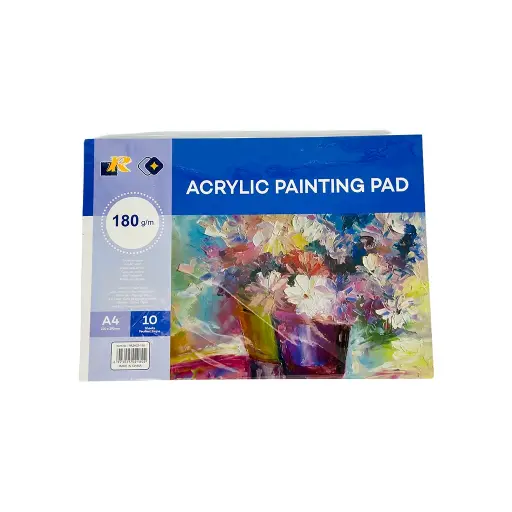  ACRYLIC PAINTING PAD A4 180G 10SHT 