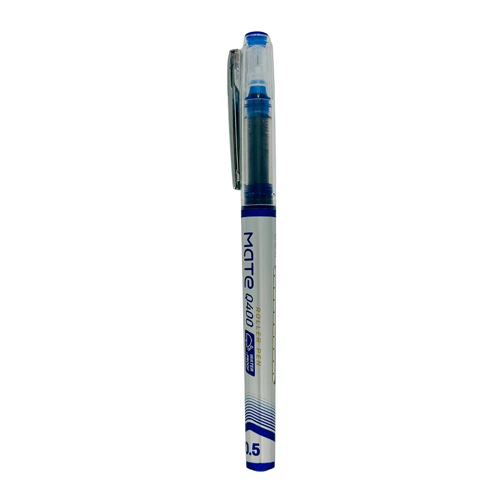 DELI MATE ROLLER PEN BLUE 0.5MM 1PC