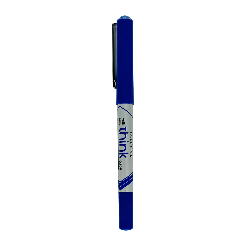 DELI THINK ROLLER PEN BLUE 0.7MM   1PC
