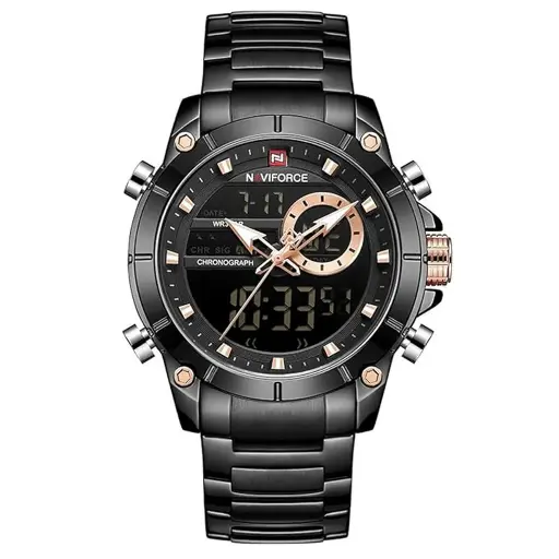 9163M NAVIFORCE BLACK WATCH