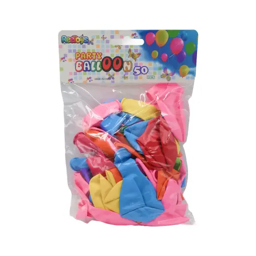 PARTY BALLOON 50 PCS ASSRTD