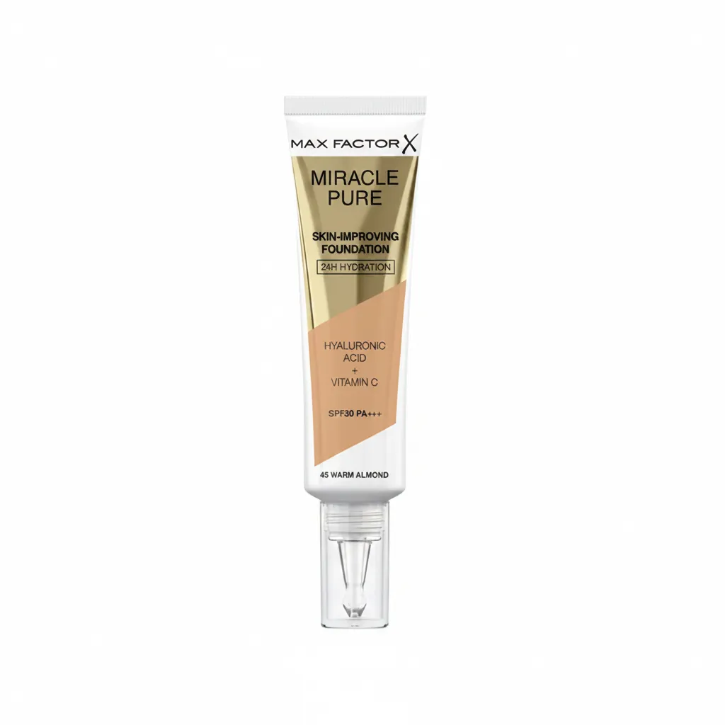 Max Factor Miracle Pure Foundation 45 - Warm Almond