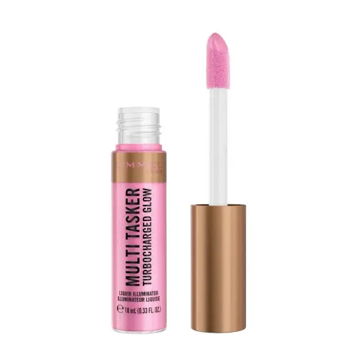 Rimmel London Multi-Tasker Turbocharged Glow Liquid Illuminator – Pink Glow