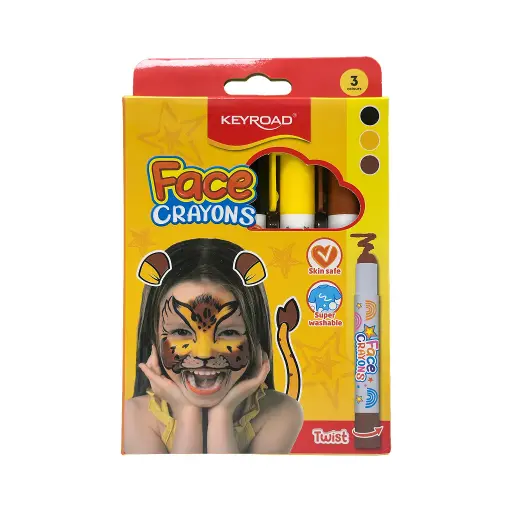 KEYROAD FACE CRAYONS 3PCS