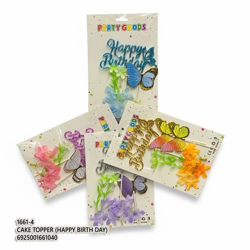 Cake Topper 1PC (Happy Birth Day)